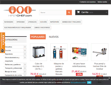Tablet Screenshot of hiperchef.com